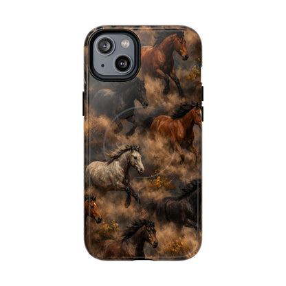 Running Horses Magnetic Case