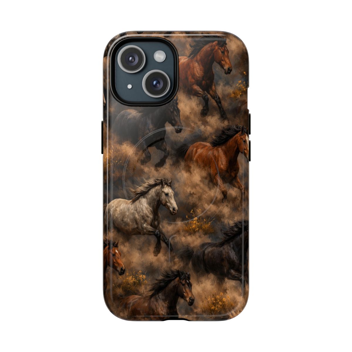 Running Horses Magnetic Case