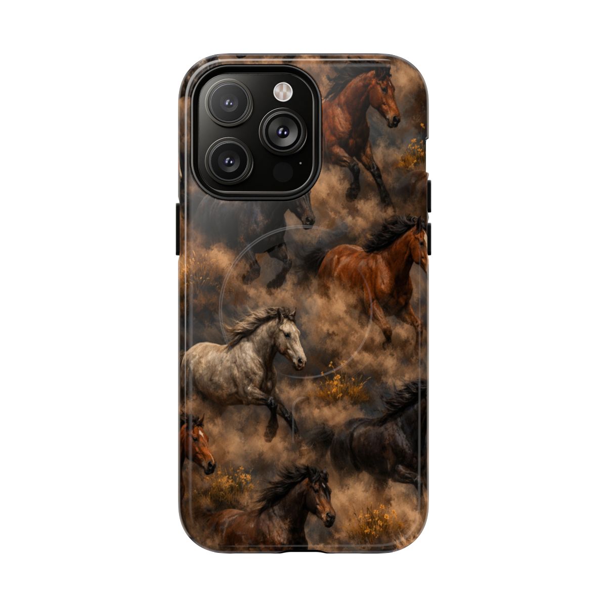 Running Horses Magnetic Case