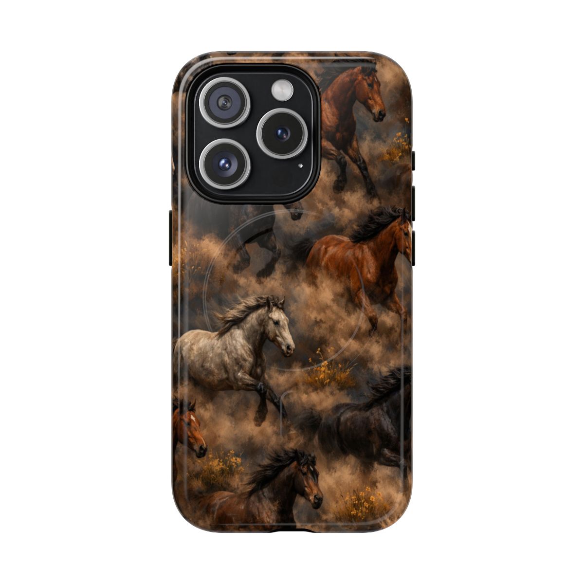 Running Horses Magnetic Case