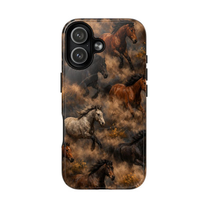 Running Horses Magnetic Case