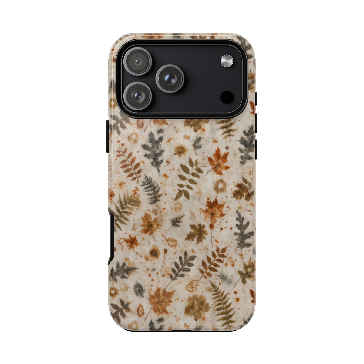 Rust Print Leaves Tough Case - iPhone 18 Pro Max