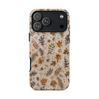 Rust Print Leaves Tough Case - iPhone 18 Pro Max