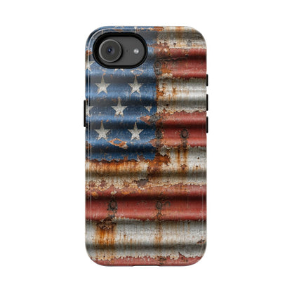 Rustic Flag Tough Case - iPhone 17e