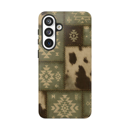 Rustic Sage Patchwork Tough Case