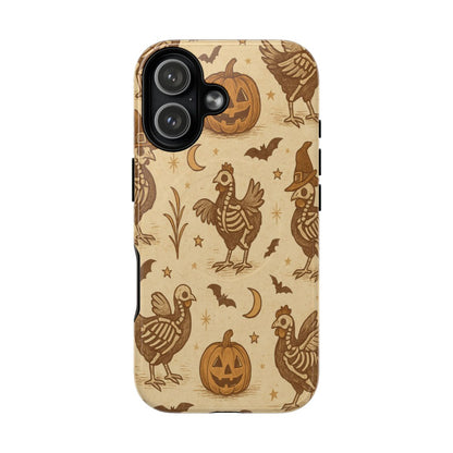 Rustic Skeleton Chickens Magnetic Case
