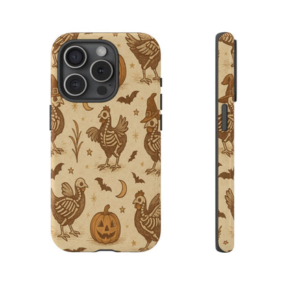 Rustic Skeleton Chickens Tough Case