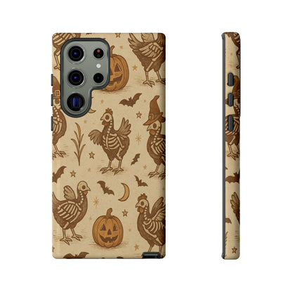 Rustic Skeleton Chickens Tough Case