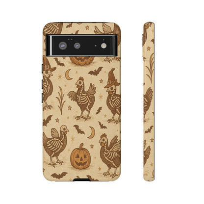 Rustic Skeleton Chickens Tough Case