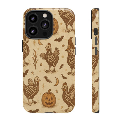 Rustic Skeleton Chickens Tough Case