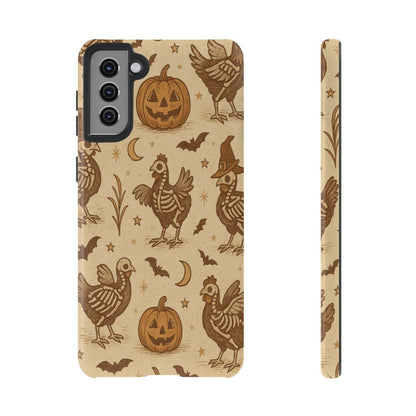 Rustic Skeleton Chickens Tough Case