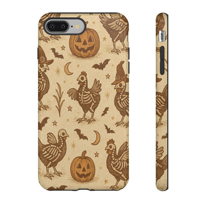 Rustic Skeleton Chickens Tough Case