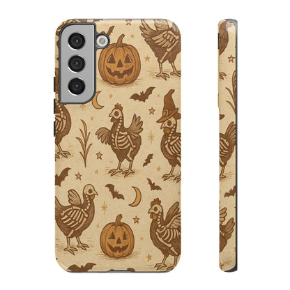 Rustic Skeleton Chickens Tough Case