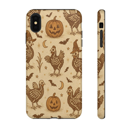 Rustic Skeleton Chickens Tough Case