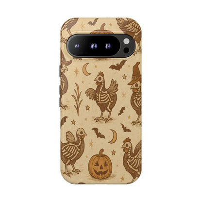 Rustic Skeleton Chickens Tough Case