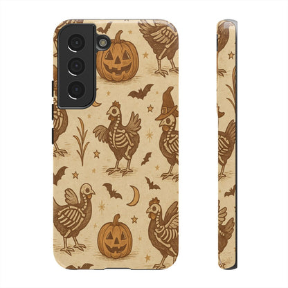 Rustic Skeleton Chickens Tough Case