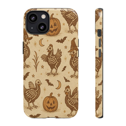 Rustic Skeleton Chickens Tough Case
