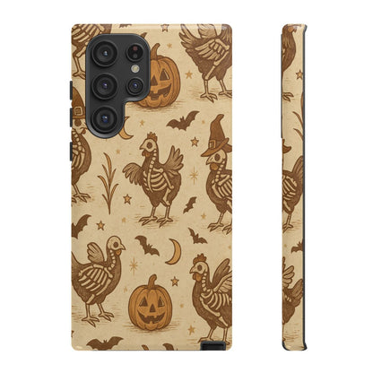 Rustic Skeleton Chickens Tough Case