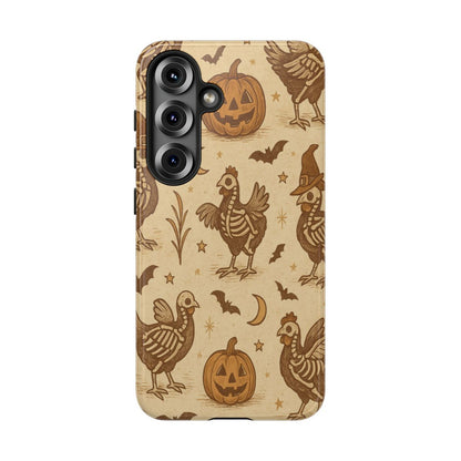 Rustic Skeleton Chickens Tough Case