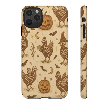 Rustic Skeleton Chickens Tough Case