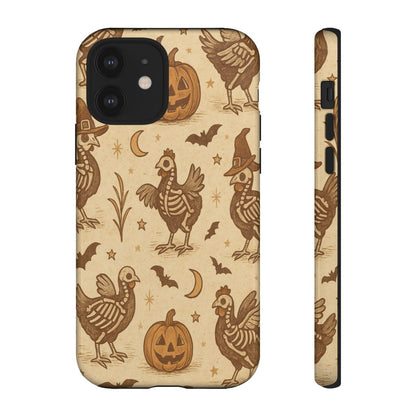 Rustic Skeleton Chickens Tough Case