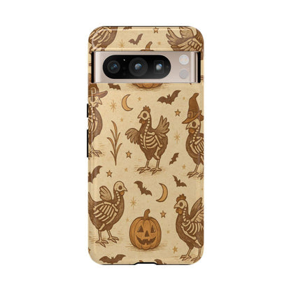 Rustic Skeleton Chickens Tough Case