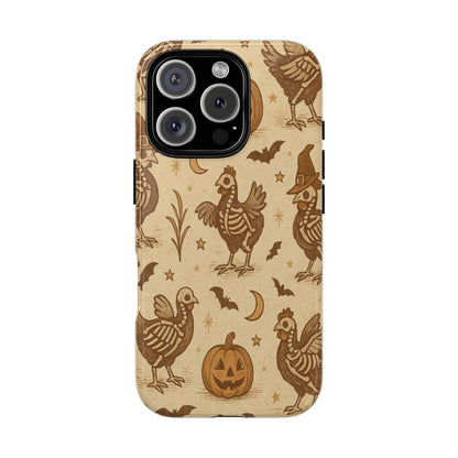 Rustic Skeleton Chickens Tough Case