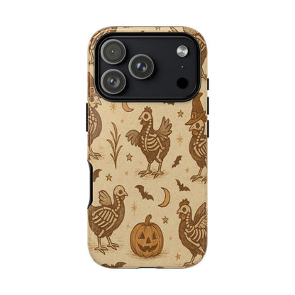 Rustic Skeleton Chickens Tough Case