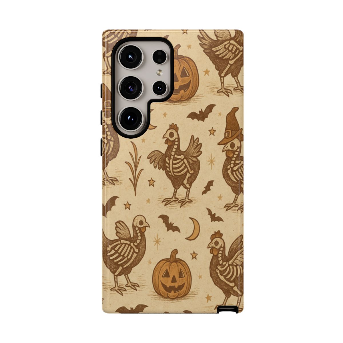 Rustic Skeleton Chickens Tough Case