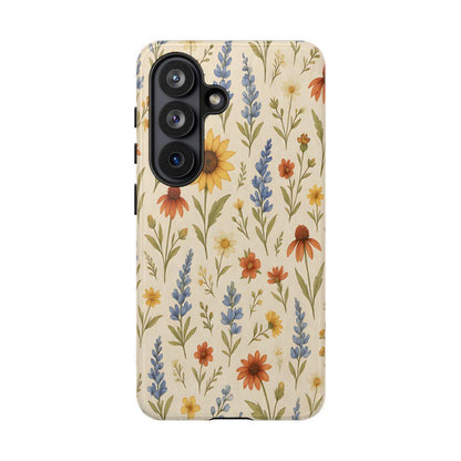 Rustic Wildflowers Tough Case
