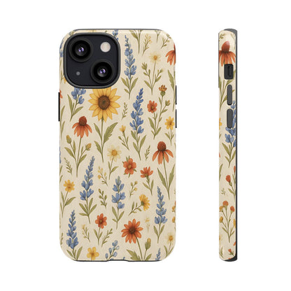 Rustic Wildflowers Tough Case