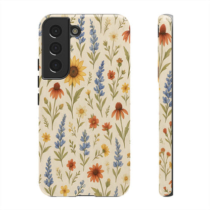 Rustic Wildflowers Tough Case