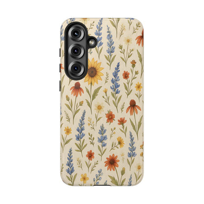 Rustic Wildflowers Tough Case