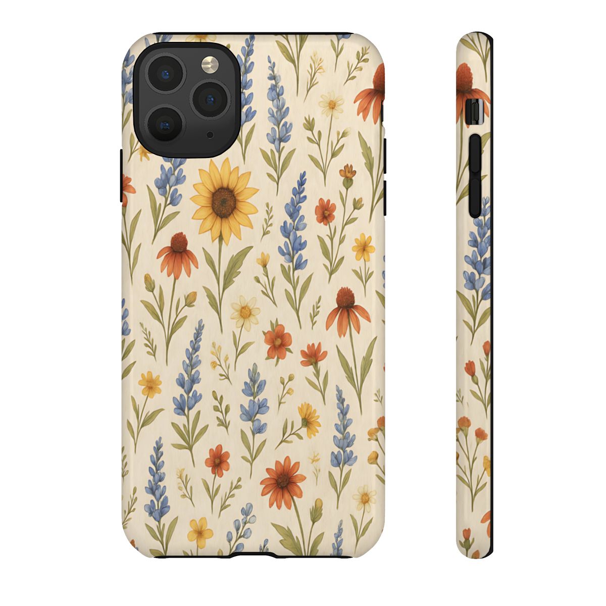 Rustic Wildflowers Tough Case