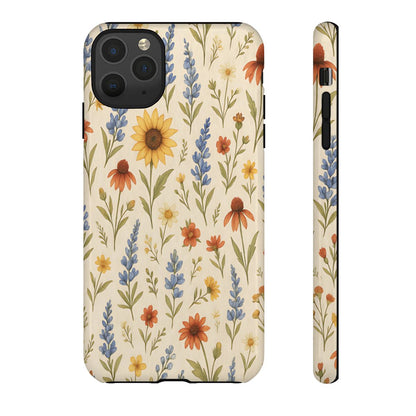 Rustic Wildflowers Tough Case