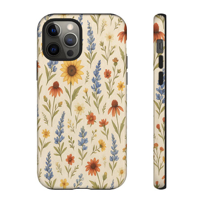 Rustic Wildflowers Tough Case