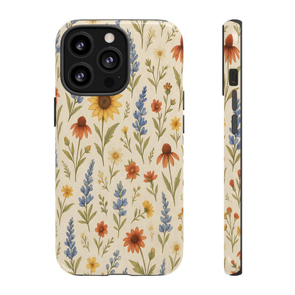 Rustic Wildflowers Tough Case