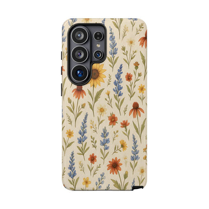 Rustic Wildflowers Tough Case