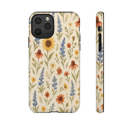 Rustic Wildflowers Tough Case