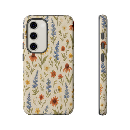 Rustic Wildflowers Tough Case