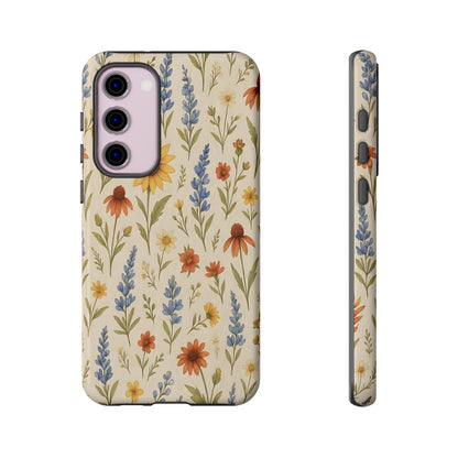 Rustic Wildflowers Tough Case
