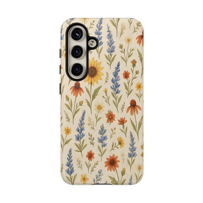 Rustic Wildflowers Tough Case