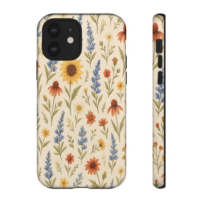 Rustic Wildflowers Tough Case