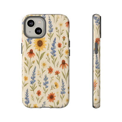 Rustic Wildflowers Tough Case