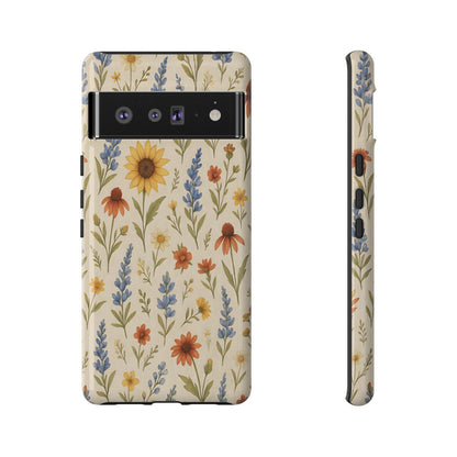 Rustic Wildflowers Tough Case