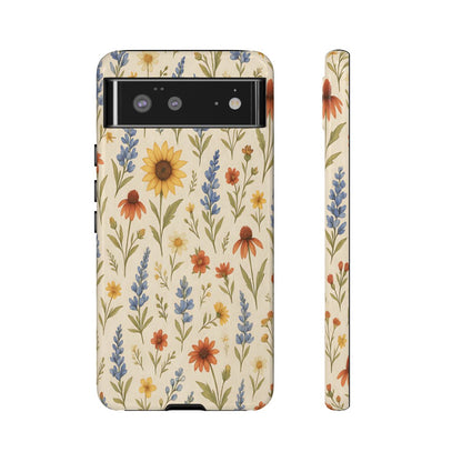 Rustic Wildflowers Tough Case