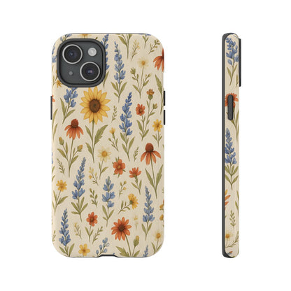 Rustic Wildflowers Tough Case