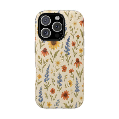 Rustic Wildflowers Tough Case