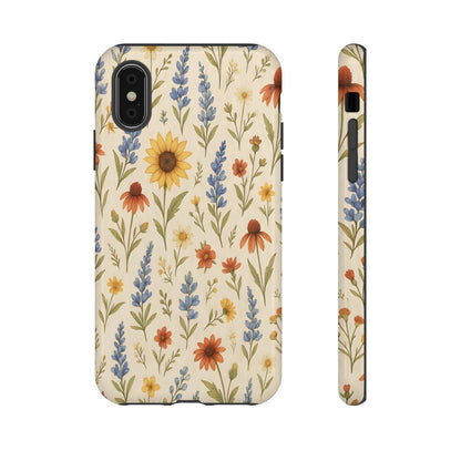 Rustic Wildflowers Tough Case