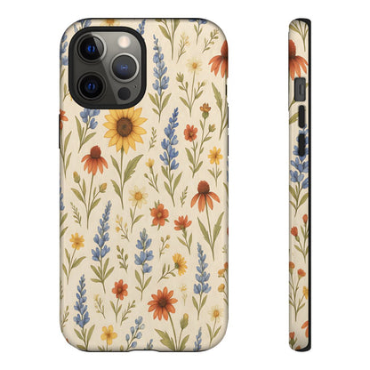 Rustic Wildflowers Tough Case